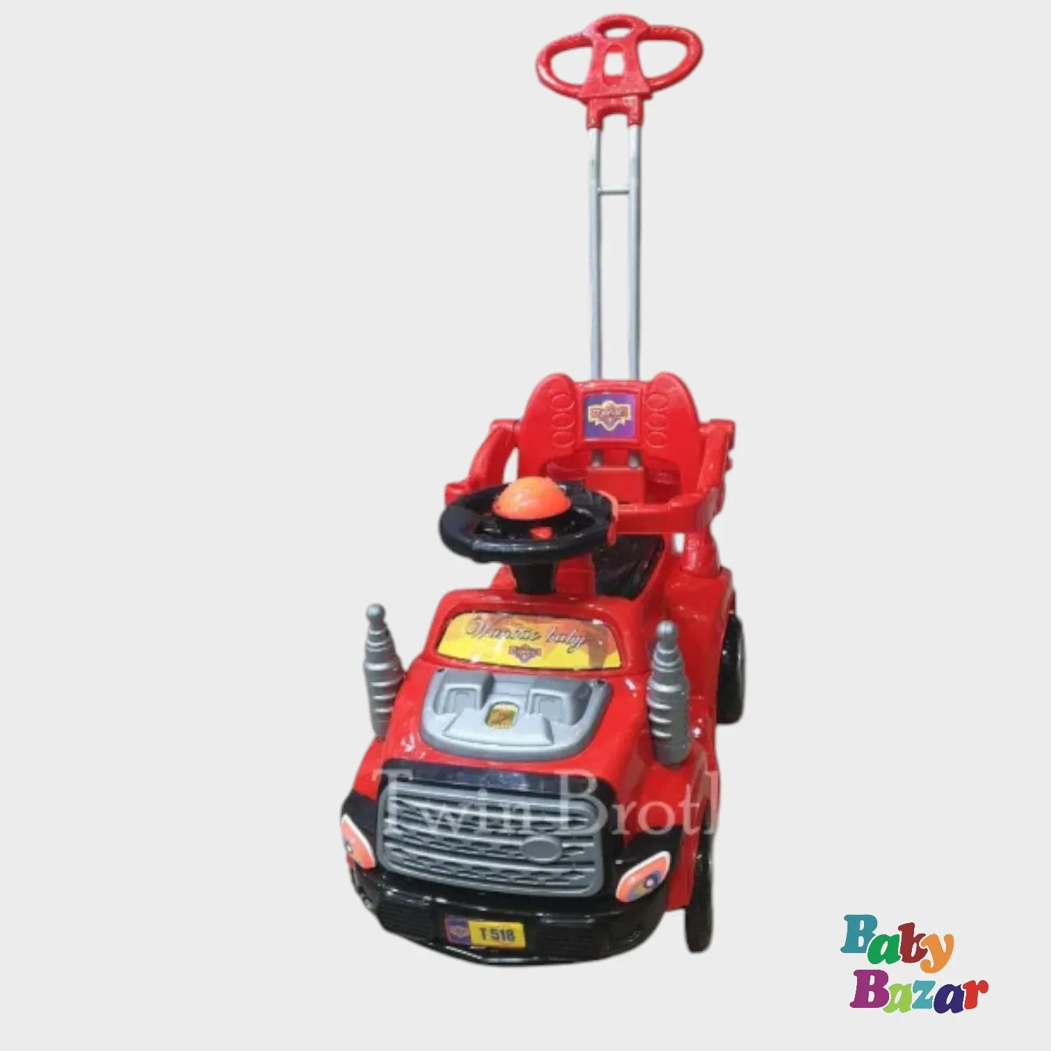 Kids Smart Push Car Ride-On For Kids Red