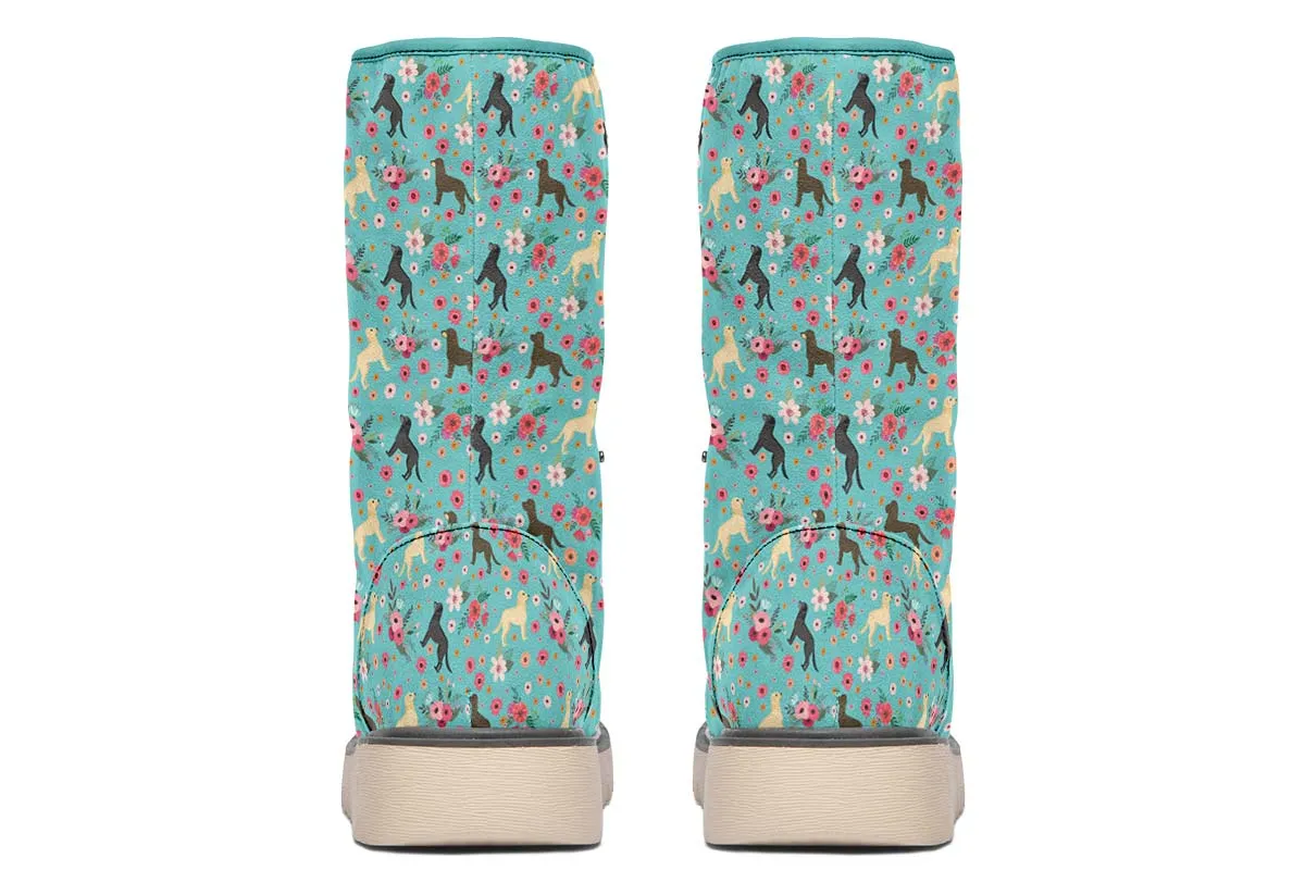 Labrador Retriever Flower Polar Vibe Boots
