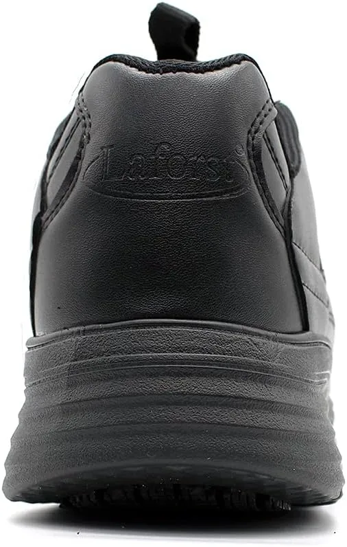 Laforst Womens Foley Xtreme Comfort Work Non-Slip Sneaker  Free Socks