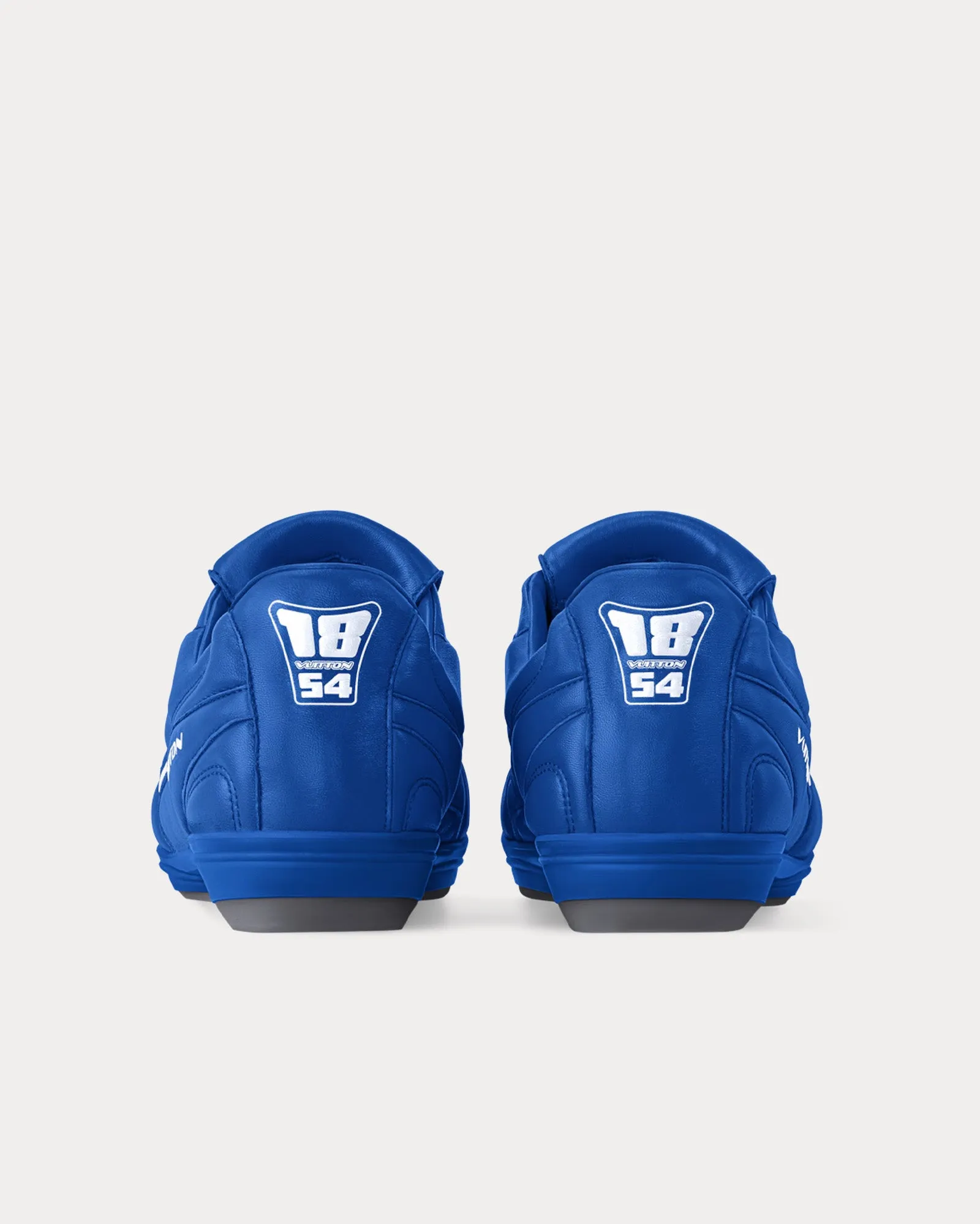 LV Footprint Football Trainers Blue Low Top Sneakers