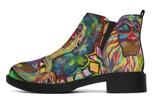 Meditating Rafiki Neat Vibe Boots