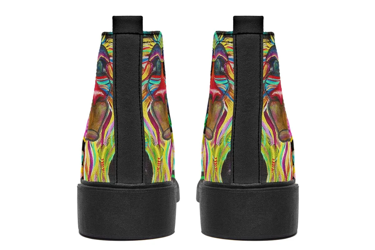Meditating Rafiki Neat Vibe Boots