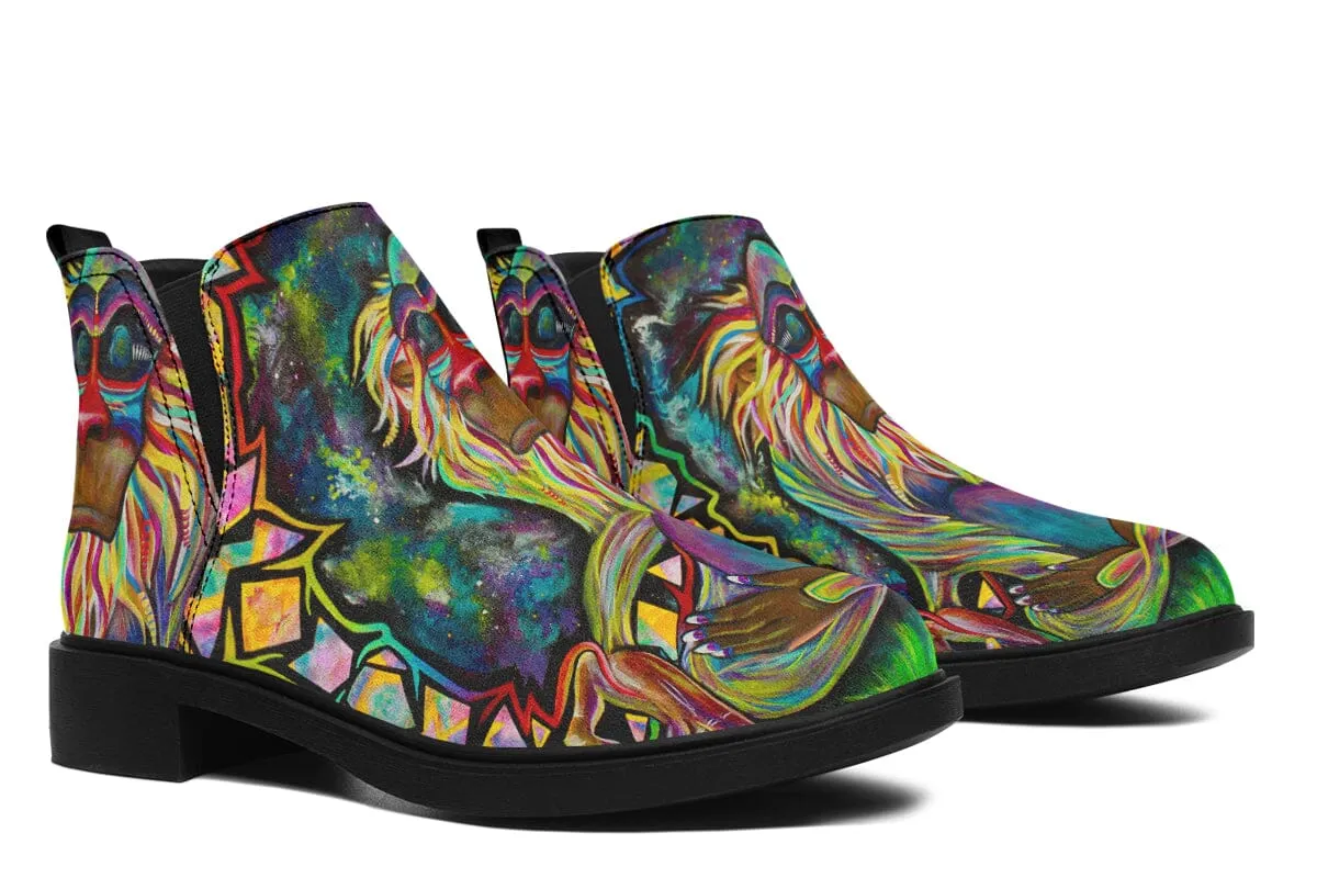 Meditating Rafiki Neat Vibe Boots