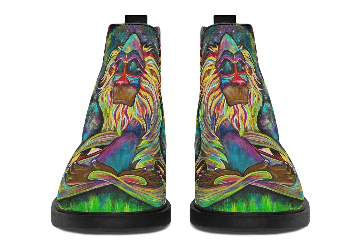 Meditating Rafiki Neat Vibe Boots