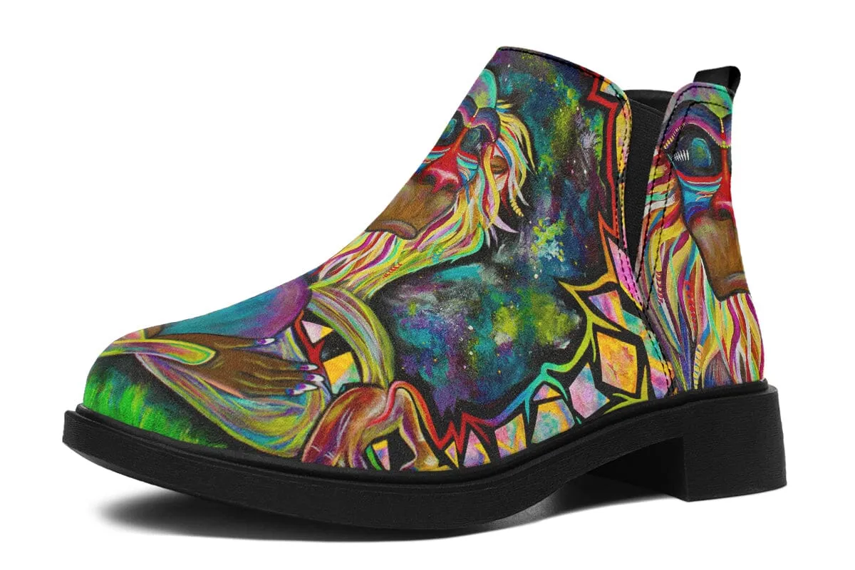 Meditating Rafiki Neat Vibe Boots
