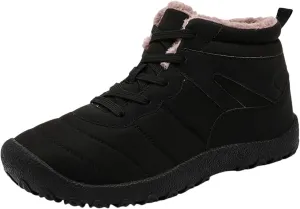 Men Work Boots Steel Toe Hiking Sneakers Fur Lined Ankle Boot Women Workout Shoes Wide Width Lightweight Outdoor Botas Mid Ankle Work Casual Hike Grounded Footwear