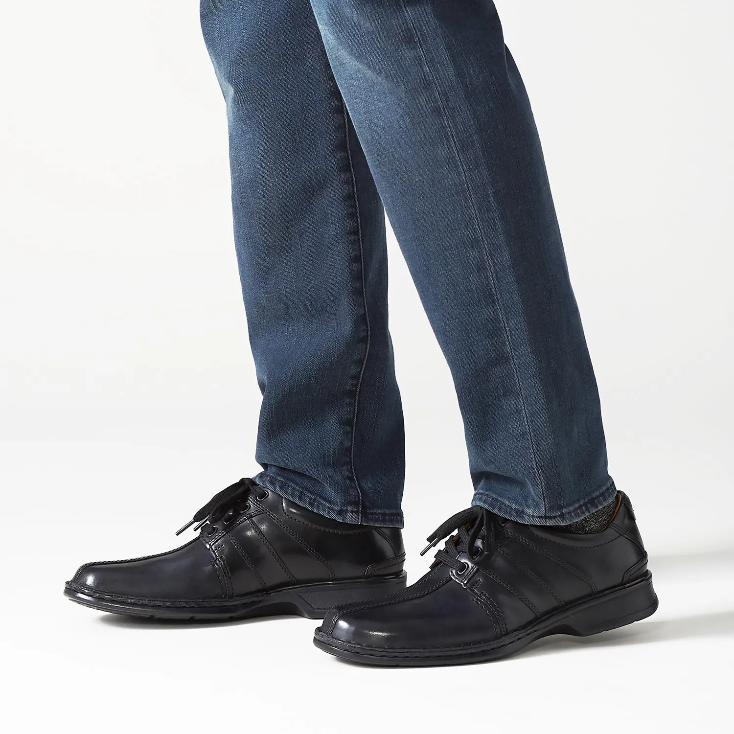 Men's Clarks Touareg Vibe Black Leather
