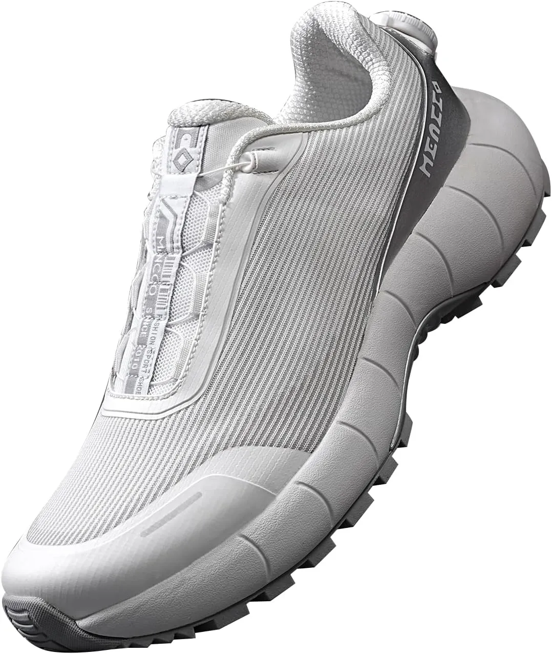 Men's Lacing Free Running Walking Tennis Waterproof Shoes Athletic Gym Workout Jogging Comfortable Cushioning Sneakers