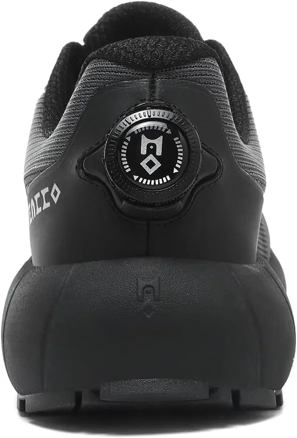 Men's Lacing Free Running Walking Tennis Waterproof Shoes Athletic Gym Workout Jogging Comfortable Cushioning Sneakers