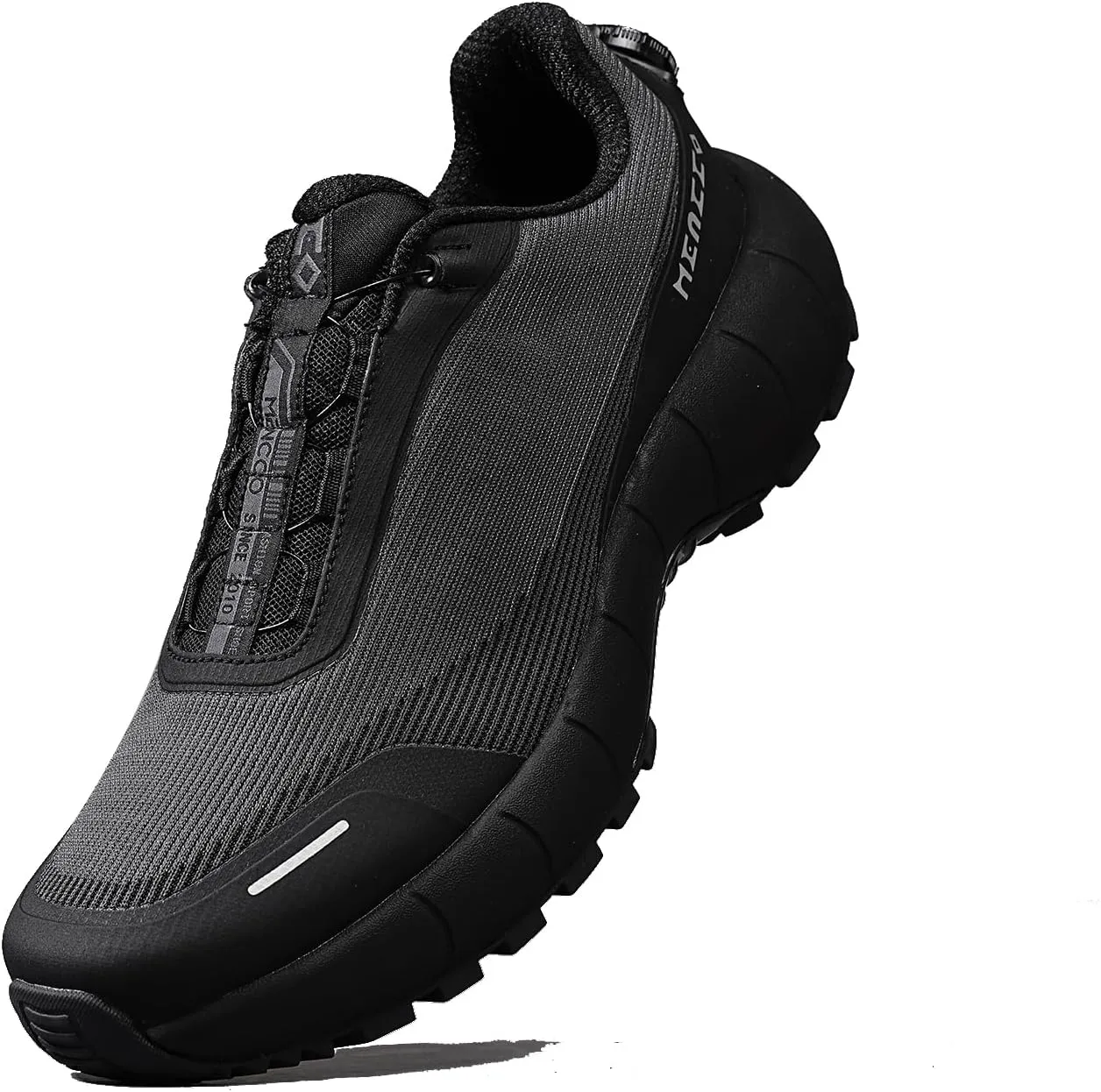 Men's Lacing Free Running Walking Tennis Waterproof Shoes Athletic Gym Workout Jogging Comfortable Cushioning Sneakers