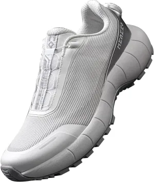 Men's Lacing Free Running Walking Tennis Waterproof Shoes Athletic Gym Workout Jogging Comfortable Cushioning Sneakers