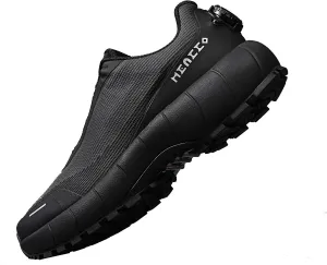 Men's Lacing Free Running Walking Tennis Waterproof Shoes Athletic Gym Workout Jogging Comfortable Cushioning Sneakers