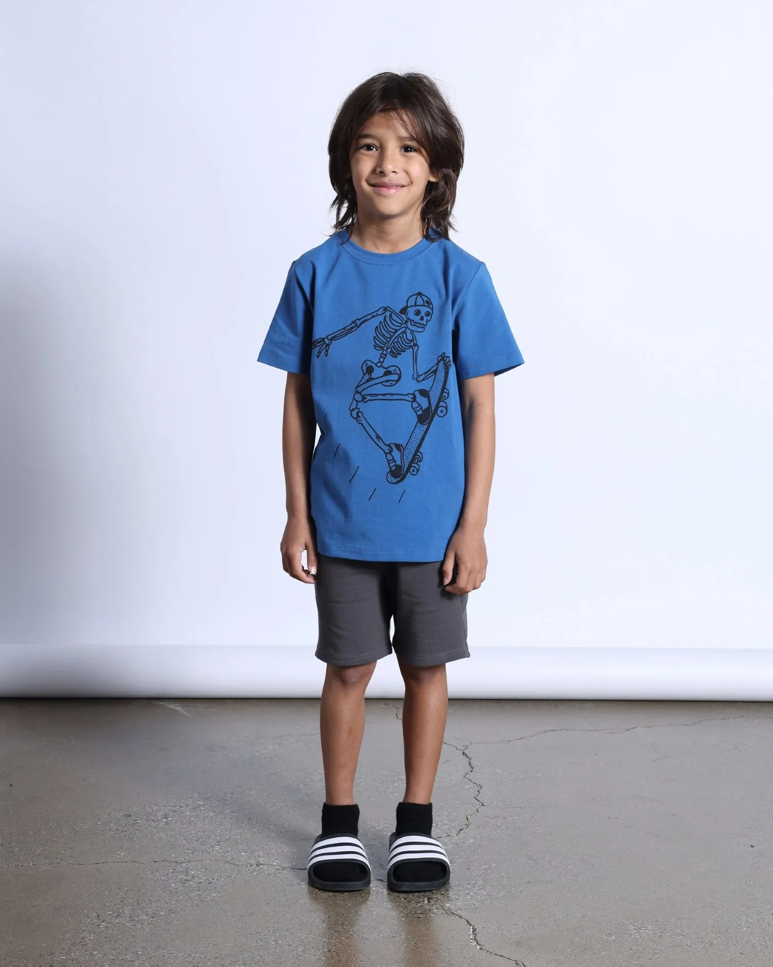 Minti Speedy Skeleton Tee - Blue