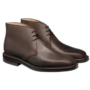 Molton Dark Brown Rough-Out Suede Boots