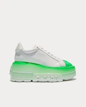 Nexus Fluo White / Green Low Top Sneakers