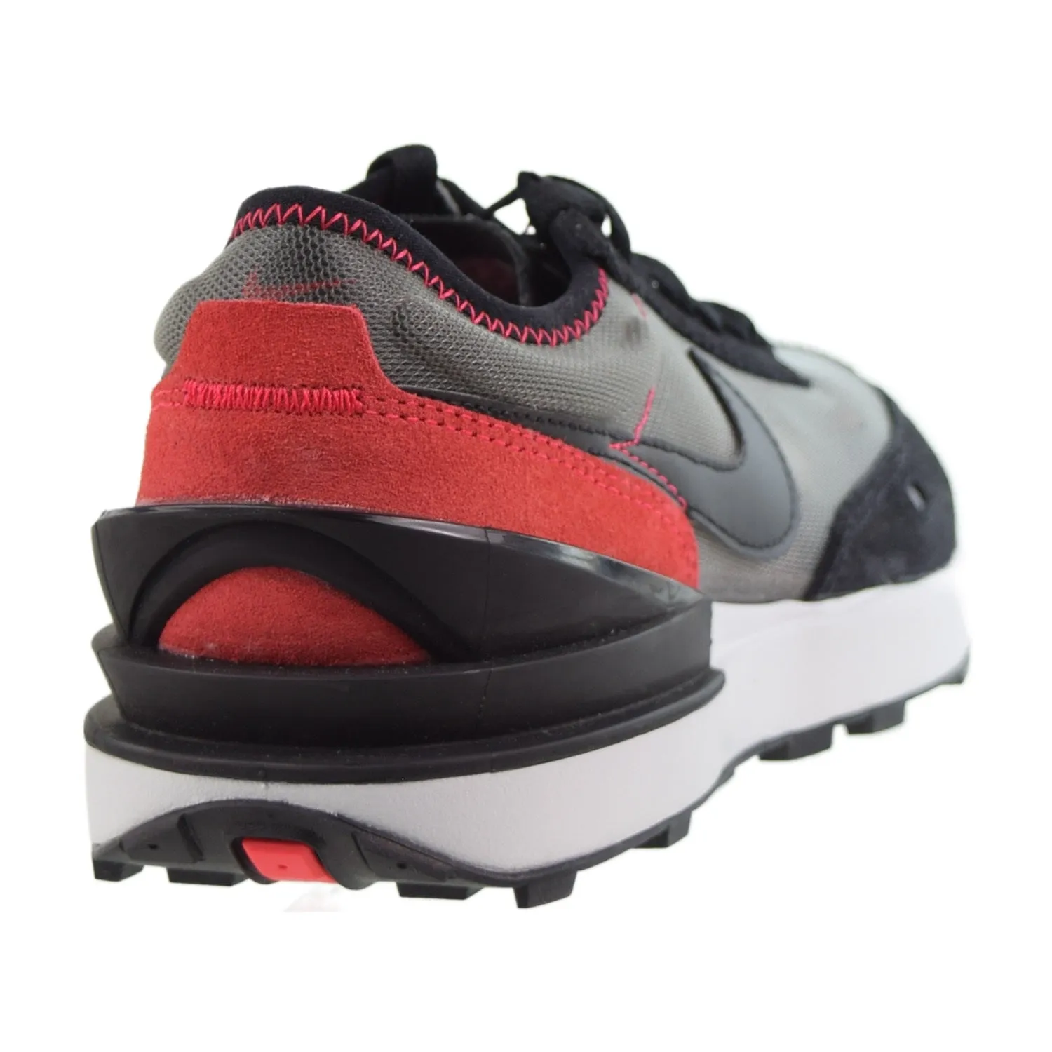 Nike Waffle One (GS) Big Kids' Shoes Flat Pewter-Black-Siren Red