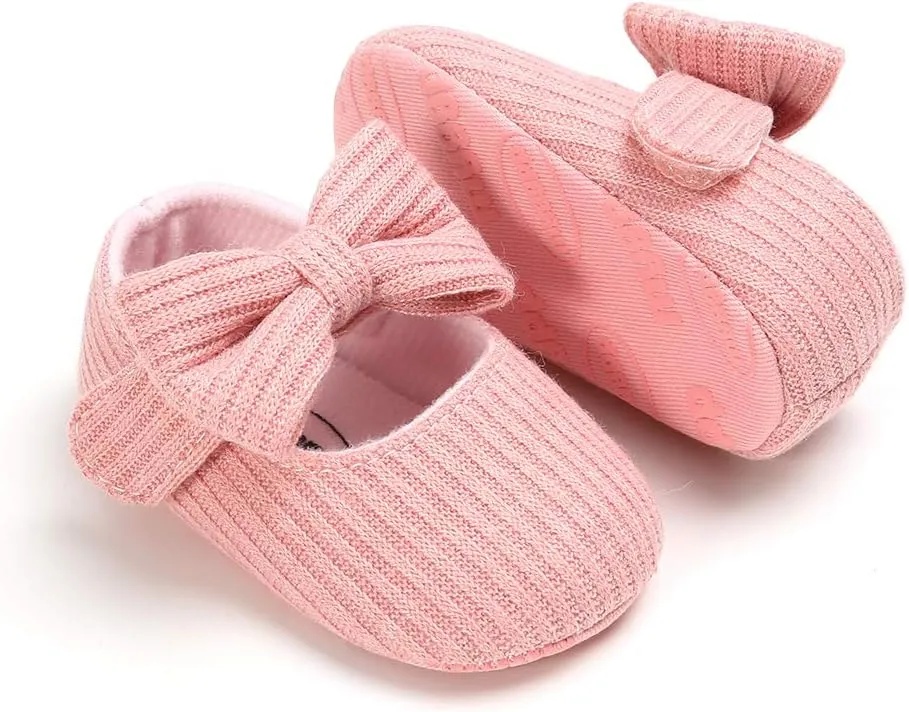 Ohwawadi Infant Baby Boys Girls Slippers Cozy Fleece Booties Soft Bottom Warm Cartoon Socks Newborn Crib Shoes
