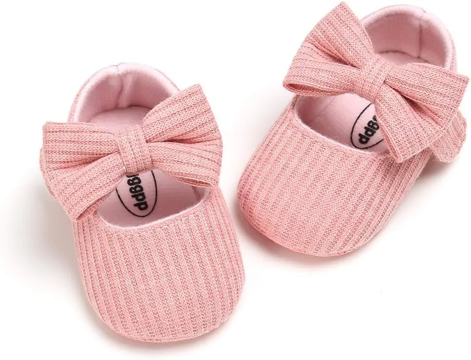 Ohwawadi Infant Baby Boys Girls Slippers Cozy Fleece Booties Soft Bottom Warm Cartoon Socks Newborn Crib Shoes