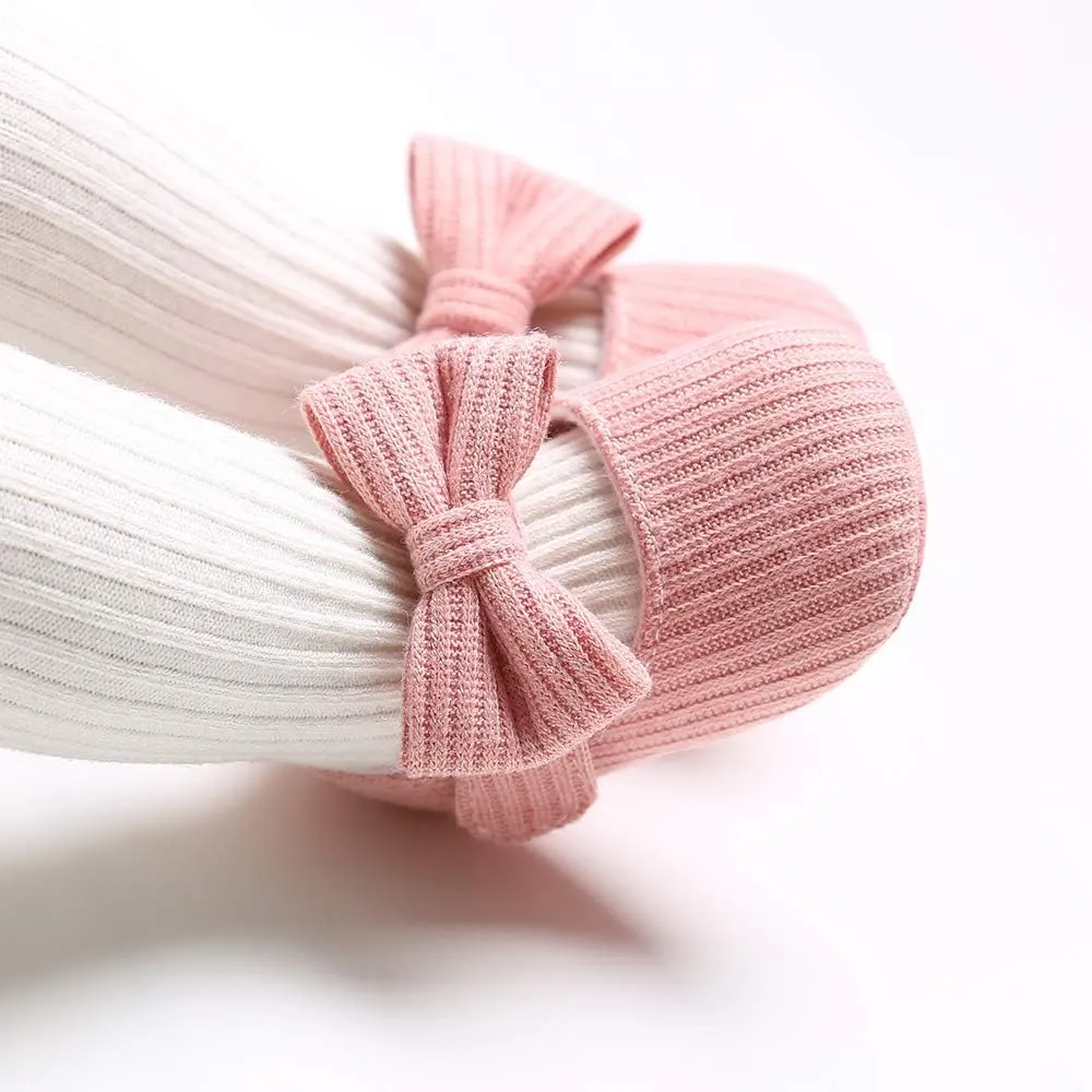 Ohwawadi Infant Baby Boys Girls Slippers Cozy Fleece Booties Soft Bottom Warm Cartoon Socks Newborn Crib Shoes