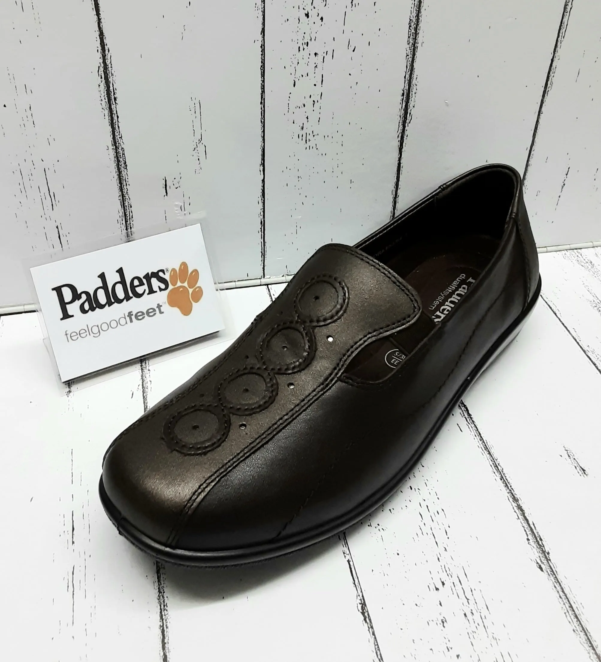 PADDERS - ADORA - 653/64 - SLIP ON SHOE - Dark Brown Metallic