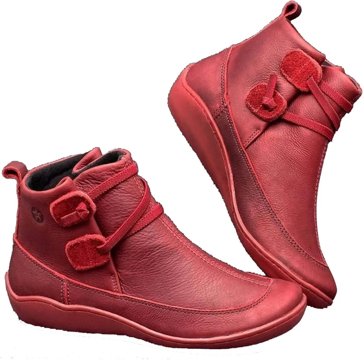 Platform Boots for Women Ankle Dress Booties for Women 2024 Womens Cowboy Boots Brown Ankle Bootie for Women with Heel Comfy Soft Cover Heel Round Toe Suede Stacked Heel