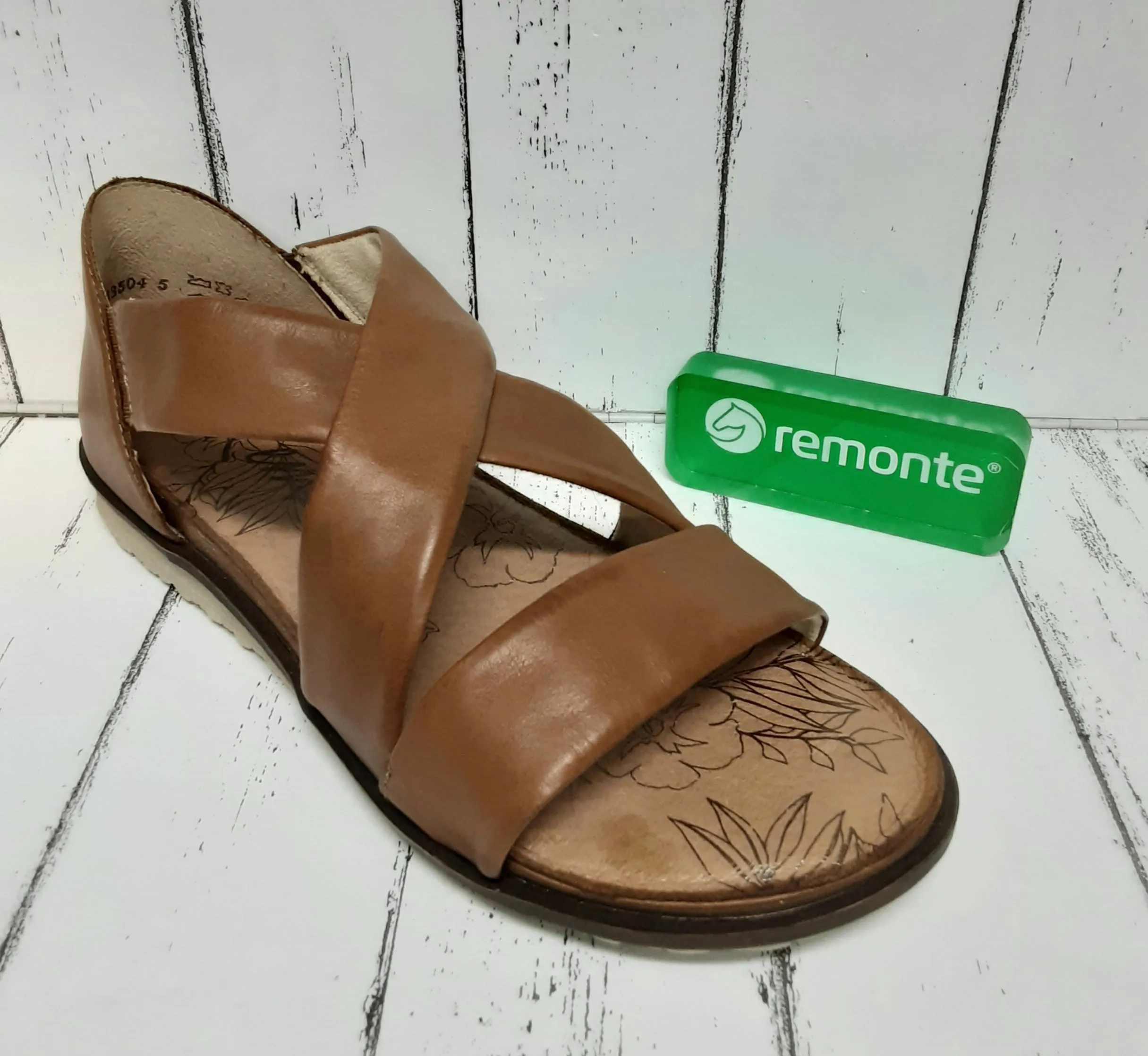 REMONTE - R2755/22 - STRAP SHOE - Tan