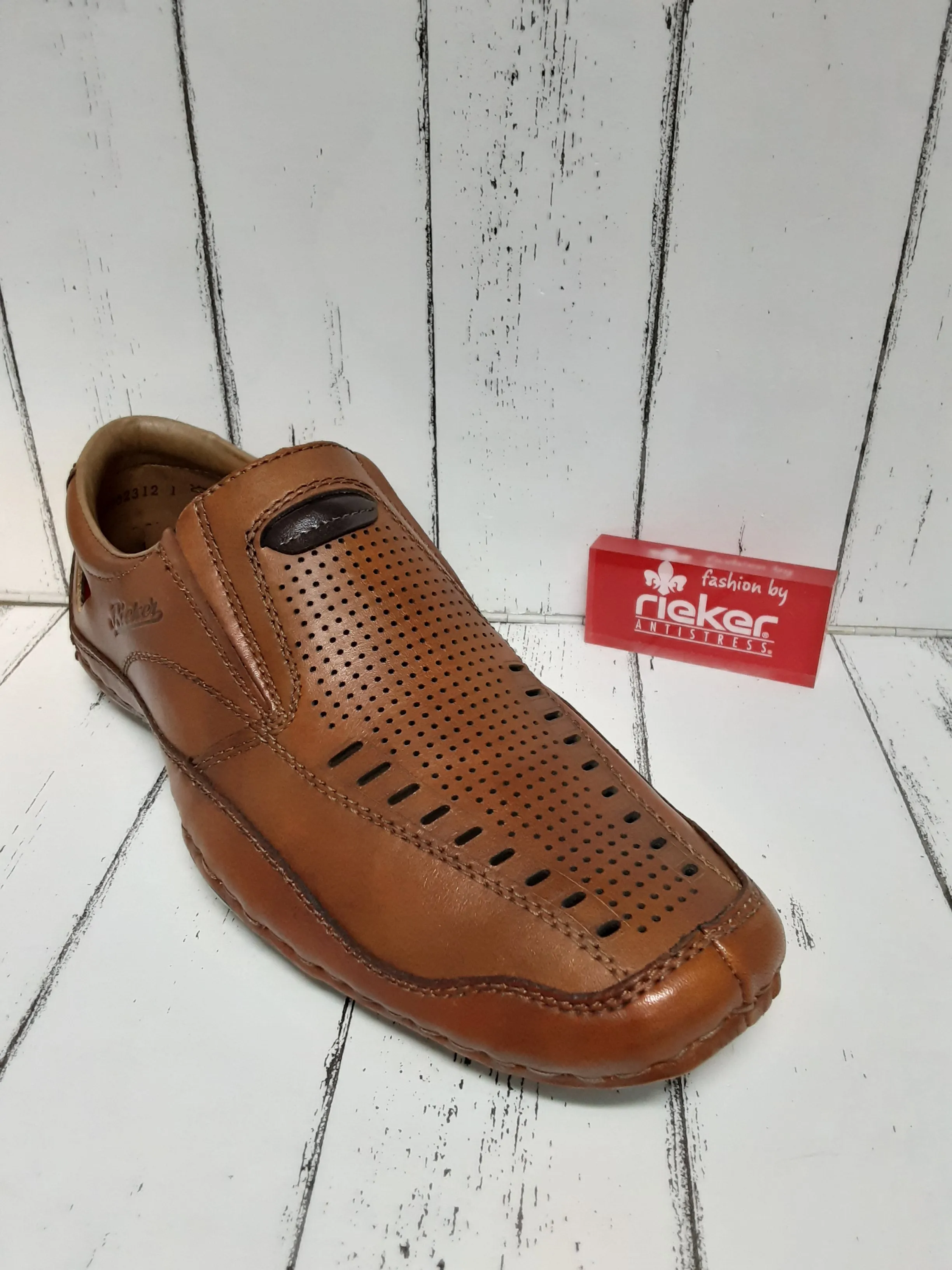 RIEKER - 06356-24 - SLIP ON SUMMER SHOE - Brown