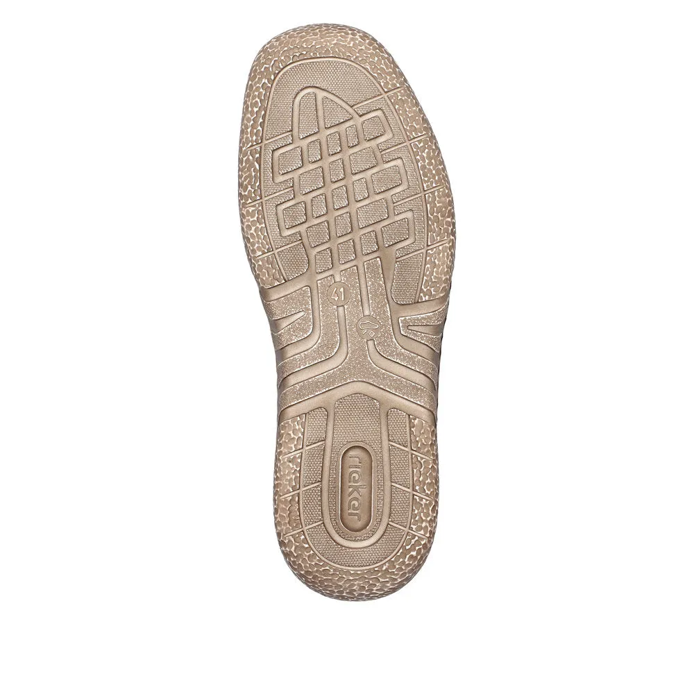 Rieker Mens Leather Slip On Brown 03552-24
