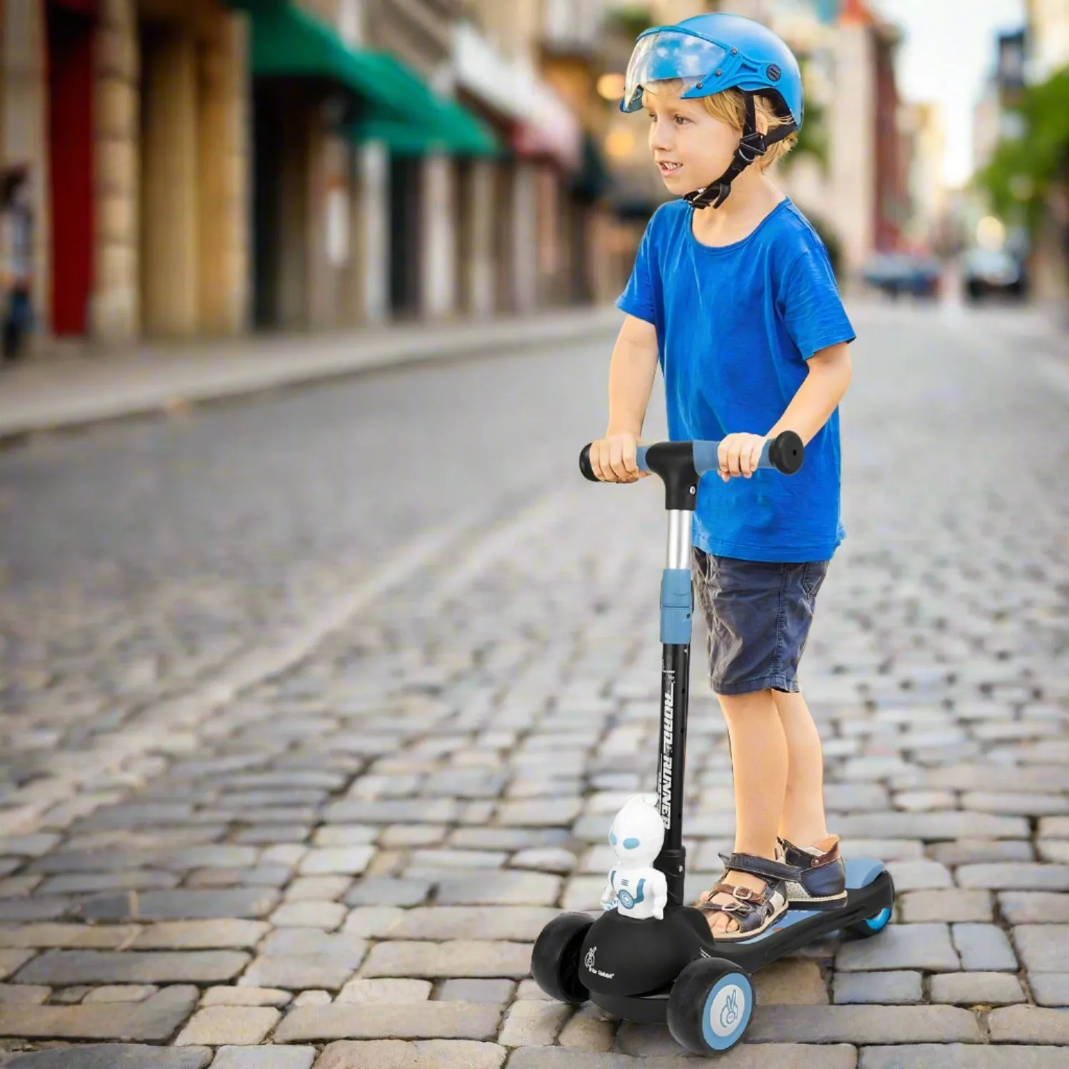 Road Runner Astro Scooter For Kids With PU LED Wheels
