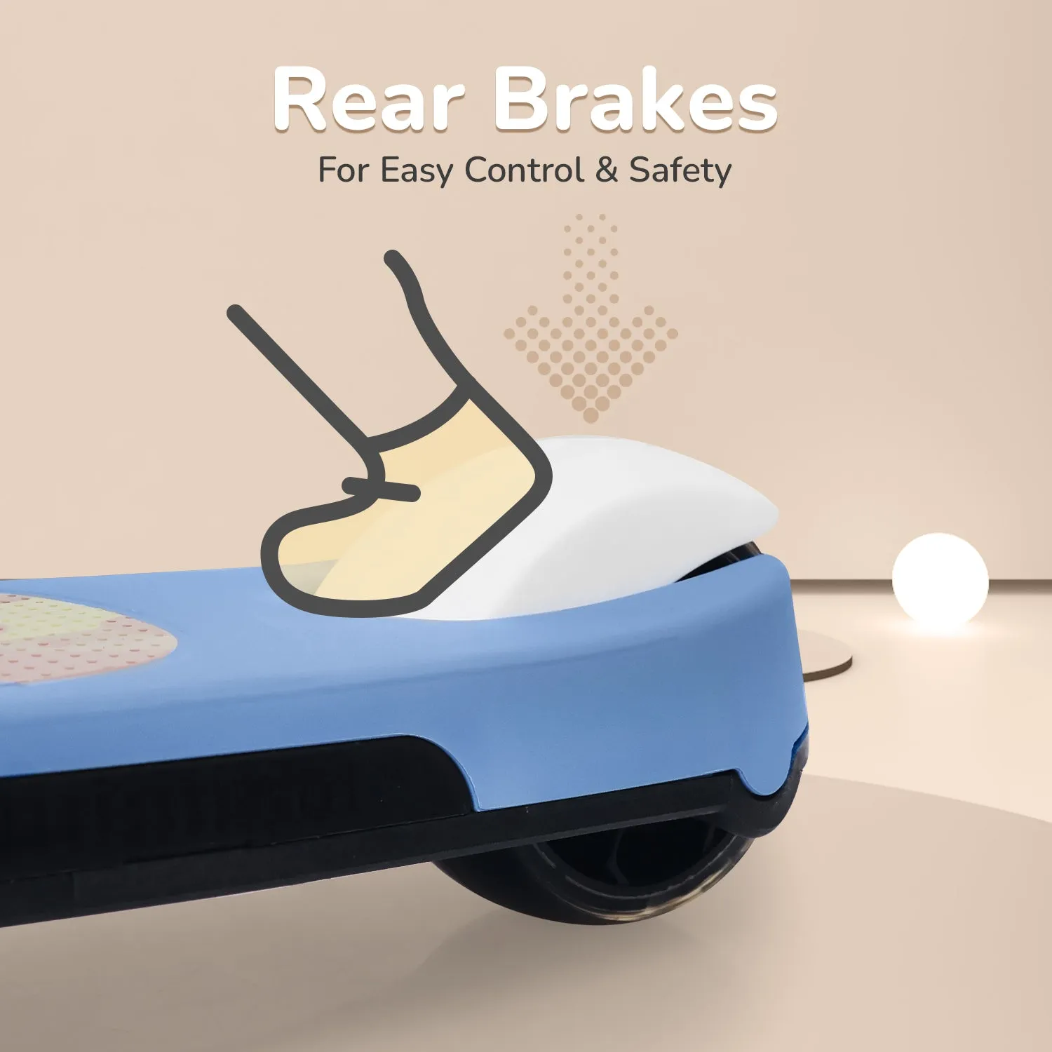 Road Runner Astro Scooter For Kids With PU LED Wheels