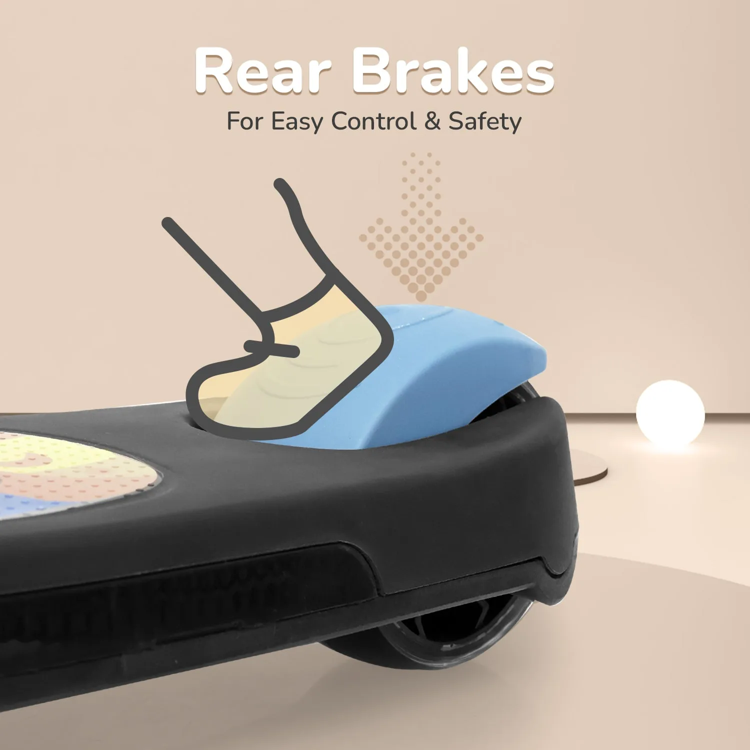 Road Runner Astro Scooter For Kids With PU LED Wheels