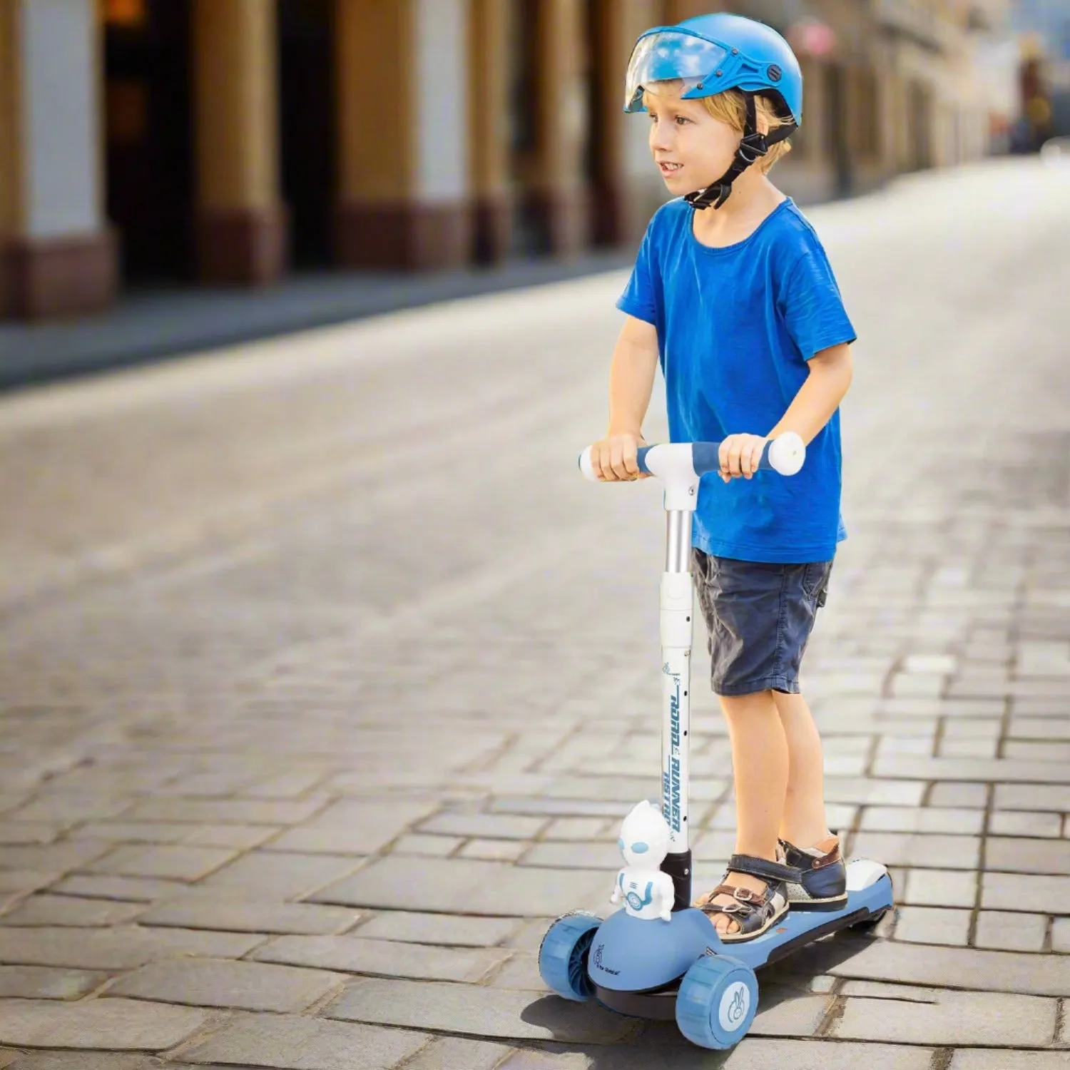 Road Runner Astro Scooter For Kids With PU LED Wheels
