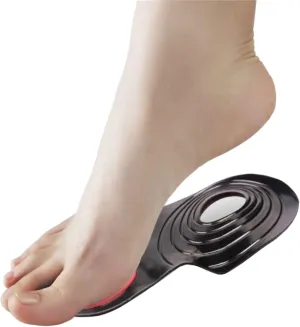 Runee 3/4 Length Orthotic Insole with Arch Support - Cushioning Insoles & Shock Absorption Comfort for Plantar Fasciitis, Flat Foot, Foot Pain, and Heel Spurs (Large)