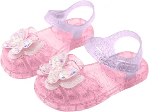 Sandals for Girls Kids Toddler Dress Up Flat Sequins Butterfly Mary Jane Shoes Summer Casual Sandal Sandals for Girl