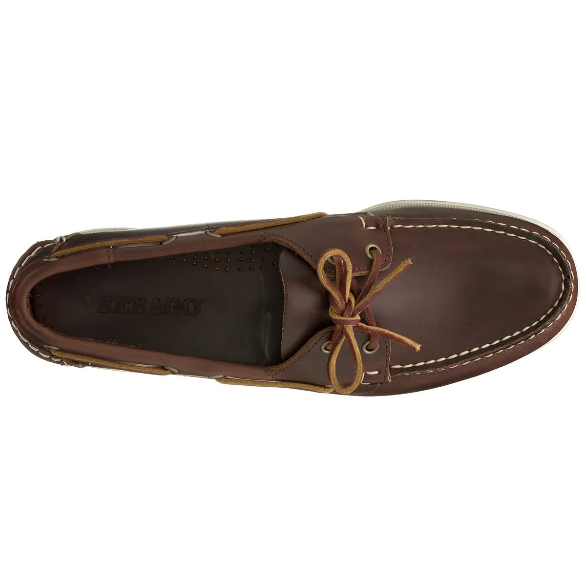 Sebago Men's Dockside Portland Waxed Boat Shoe