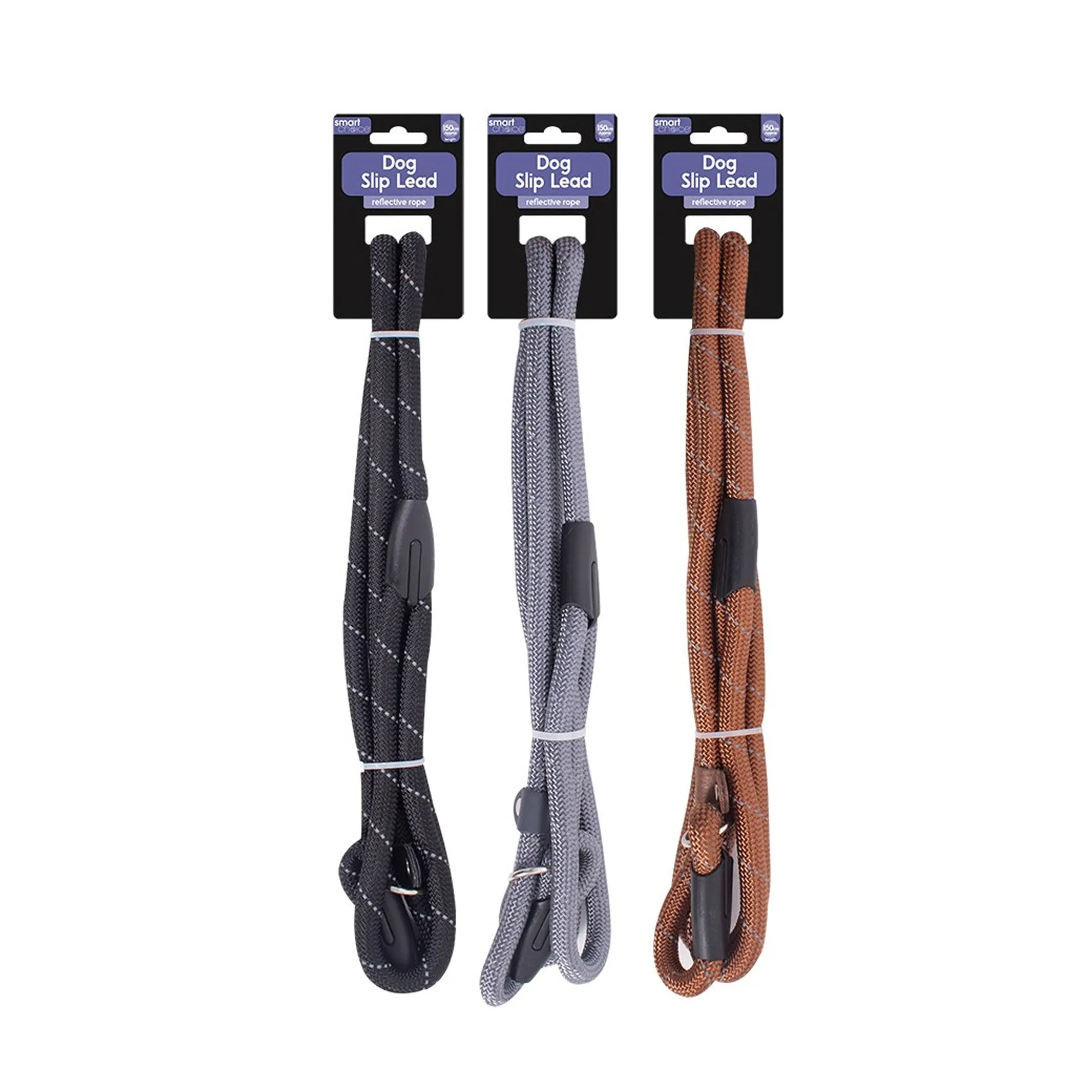 Smart Choice Reflective Rope Slip Dog Lead 1.3x150cm