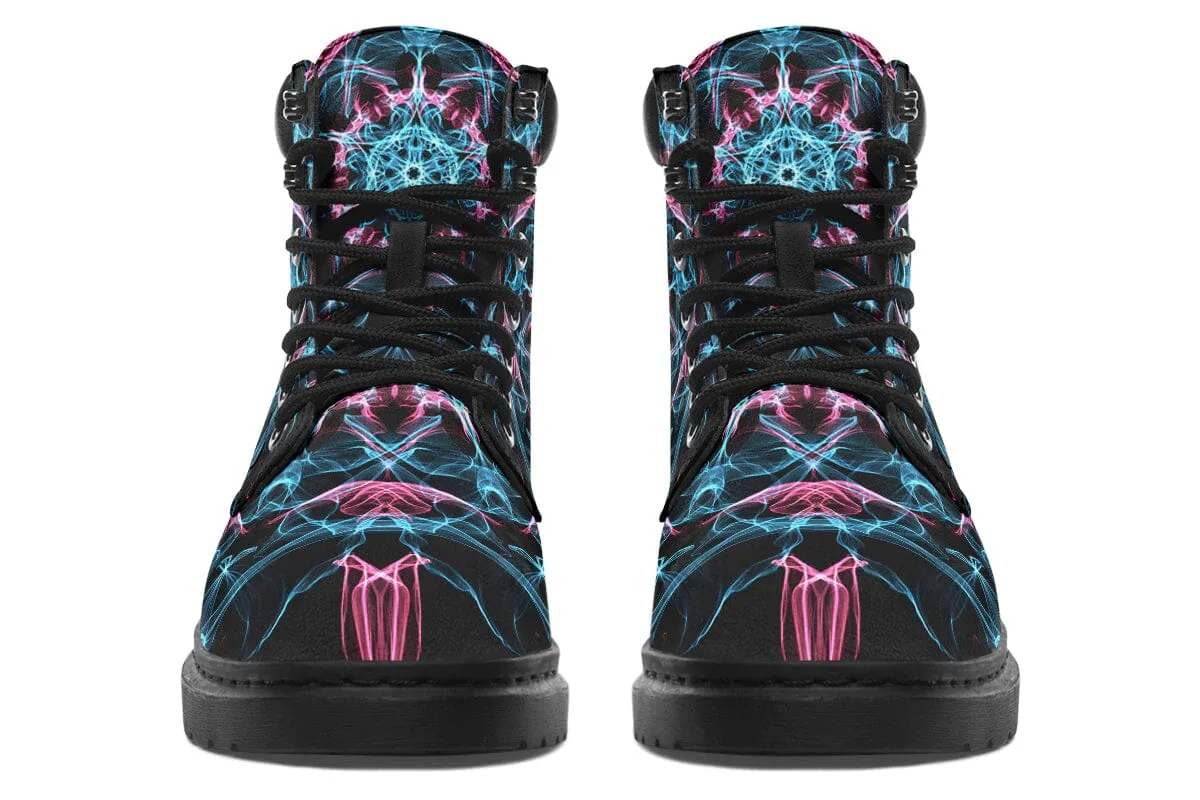 Smokey Blue Mandala Classic Vibe Boots