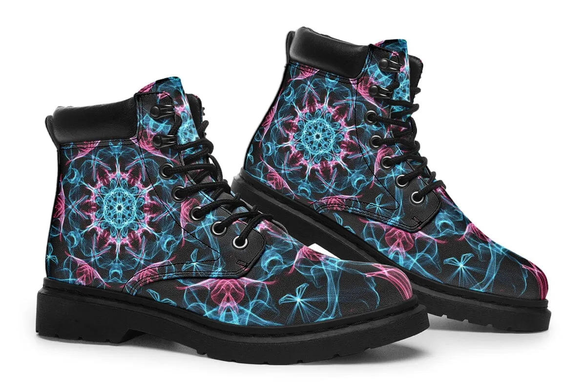 Smokey Blue Mandala Classic Vibe Boots