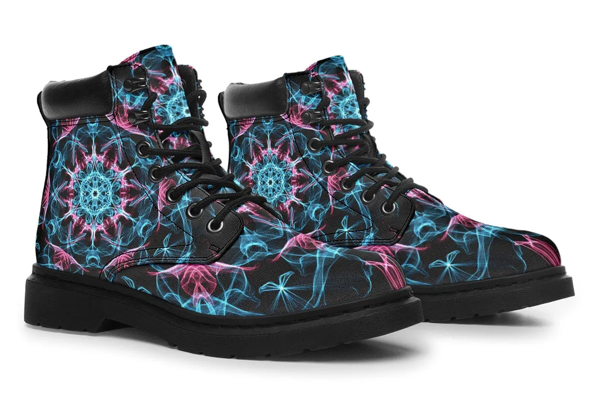 Smokey Blue Mandala Classic Vibe Boots