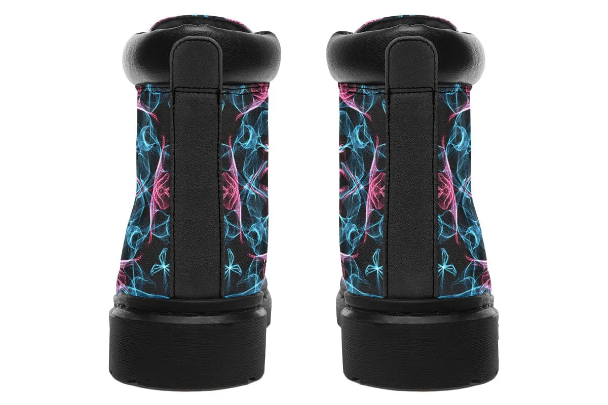 Smokey Blue Mandala Classic Vibe Boots