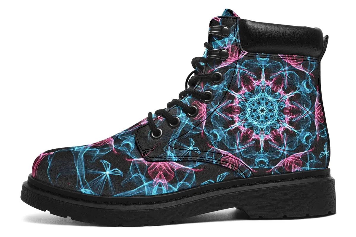 Smokey Blue Mandala Classic Vibe Boots