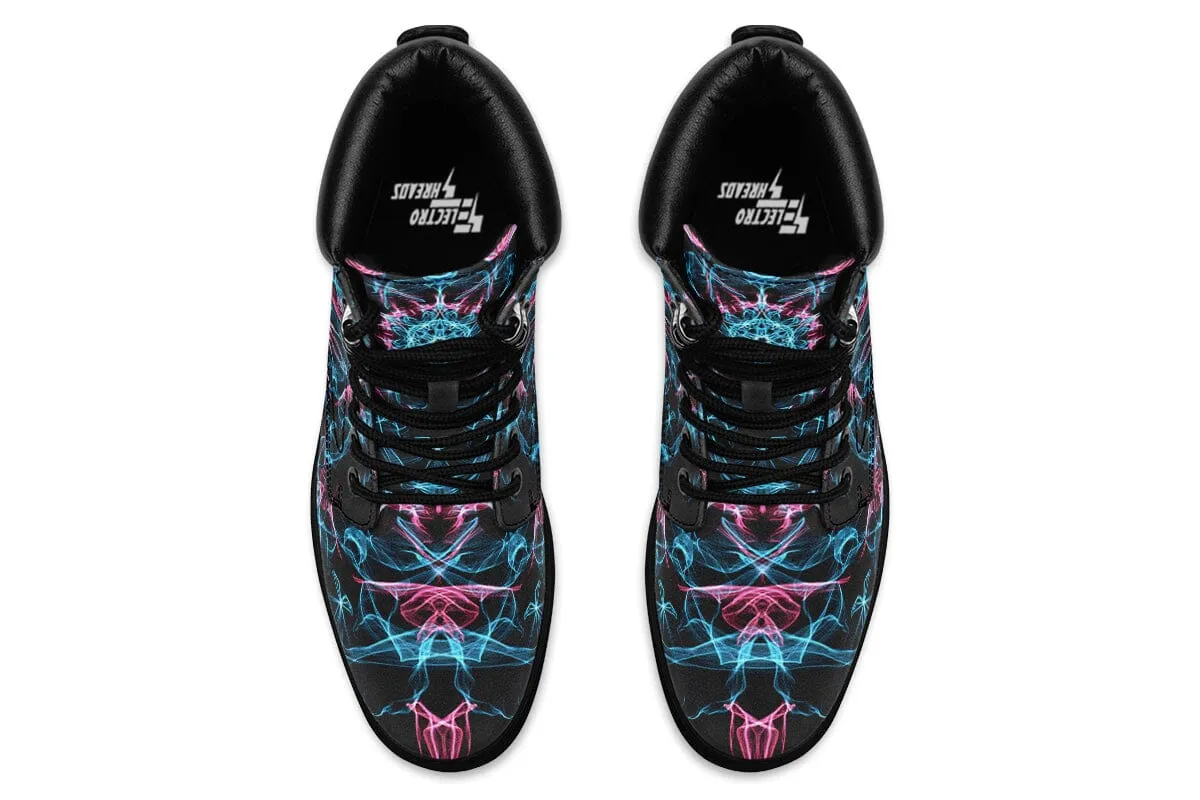 Smokey Blue Mandala Classic Vibe Boots