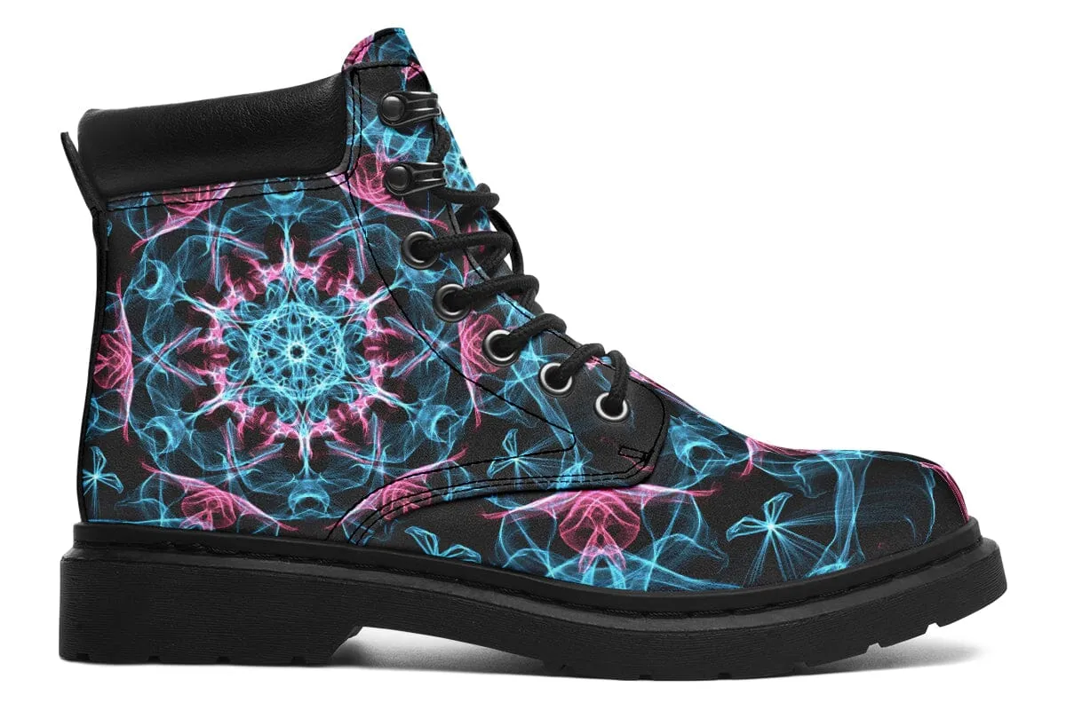 Smokey Blue Mandala Classic Vibe Boots