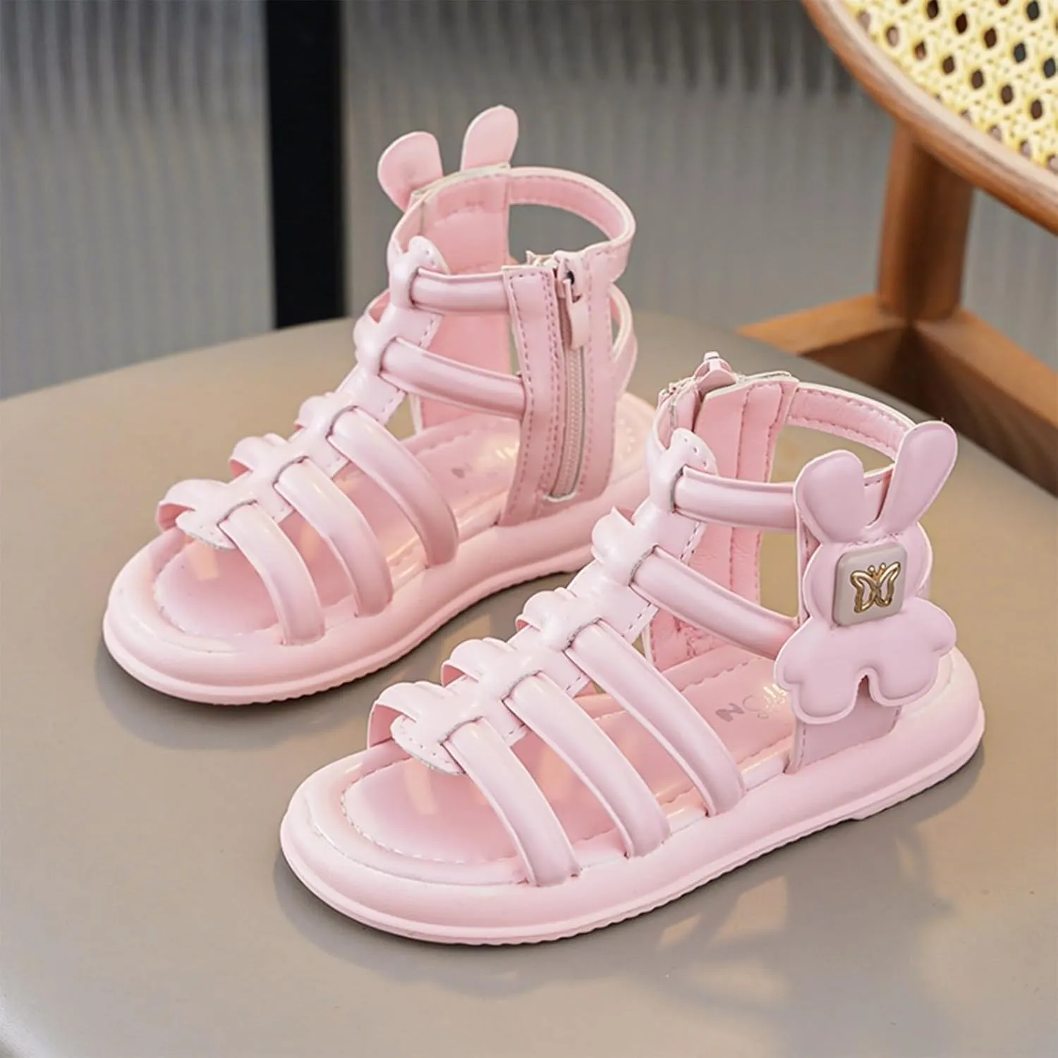 Soft Sole Shoes for Middle and Large Children Sports Open Toe Little Girl Children's Shoes Girls Sandals for Girls