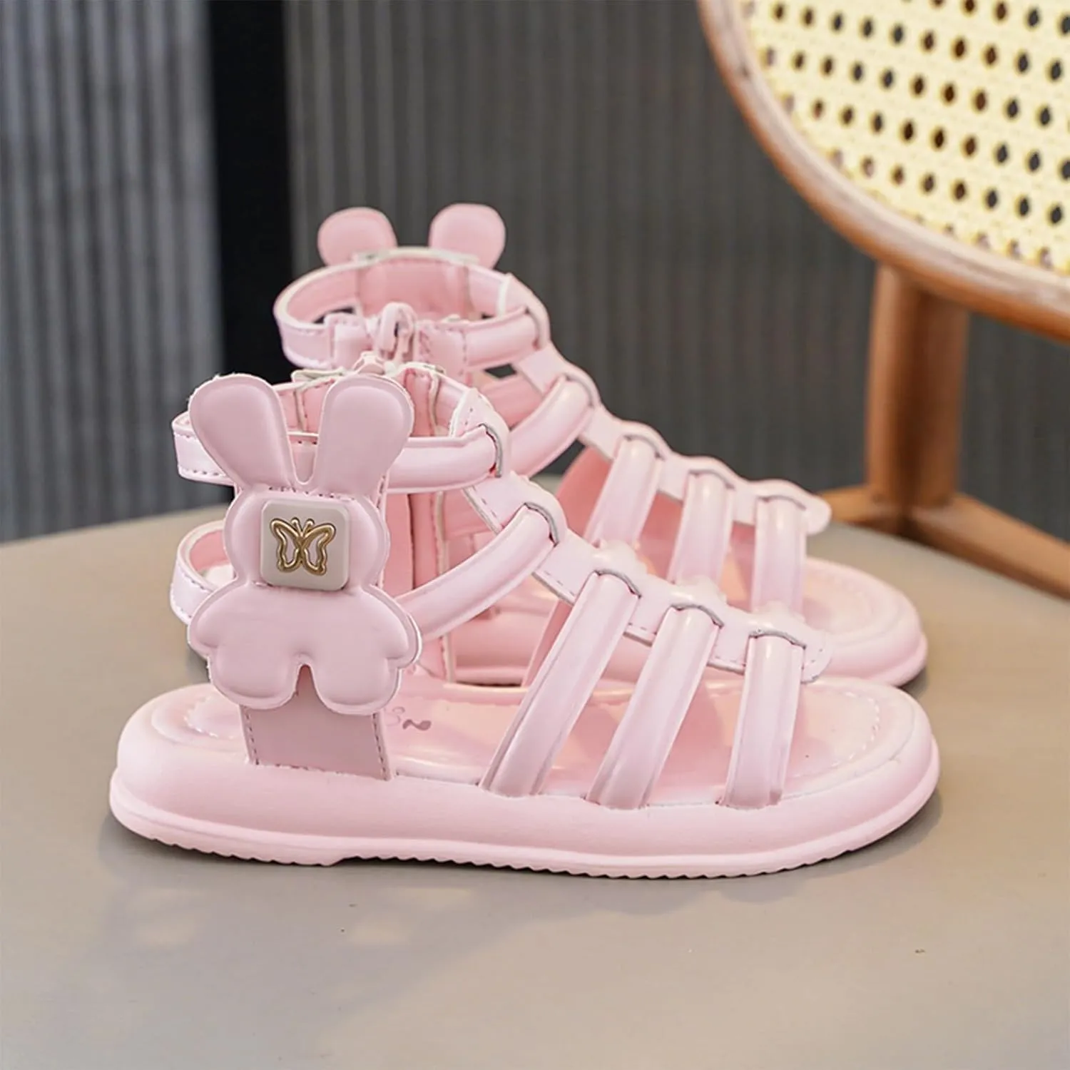 Soft Sole Shoes for Middle and Large Children Sports Open Toe Little Girl Children's Shoes Girls Sandals for Girls