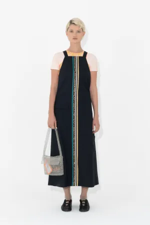 Speedy Apron Dress Blue Pinstripe