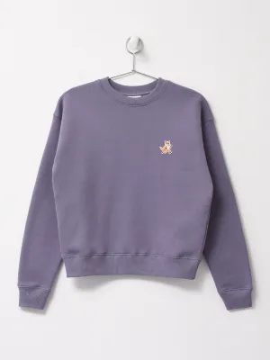 SPEEDY FOX PATCH COMFORT SWEATSHIRT_ASTER