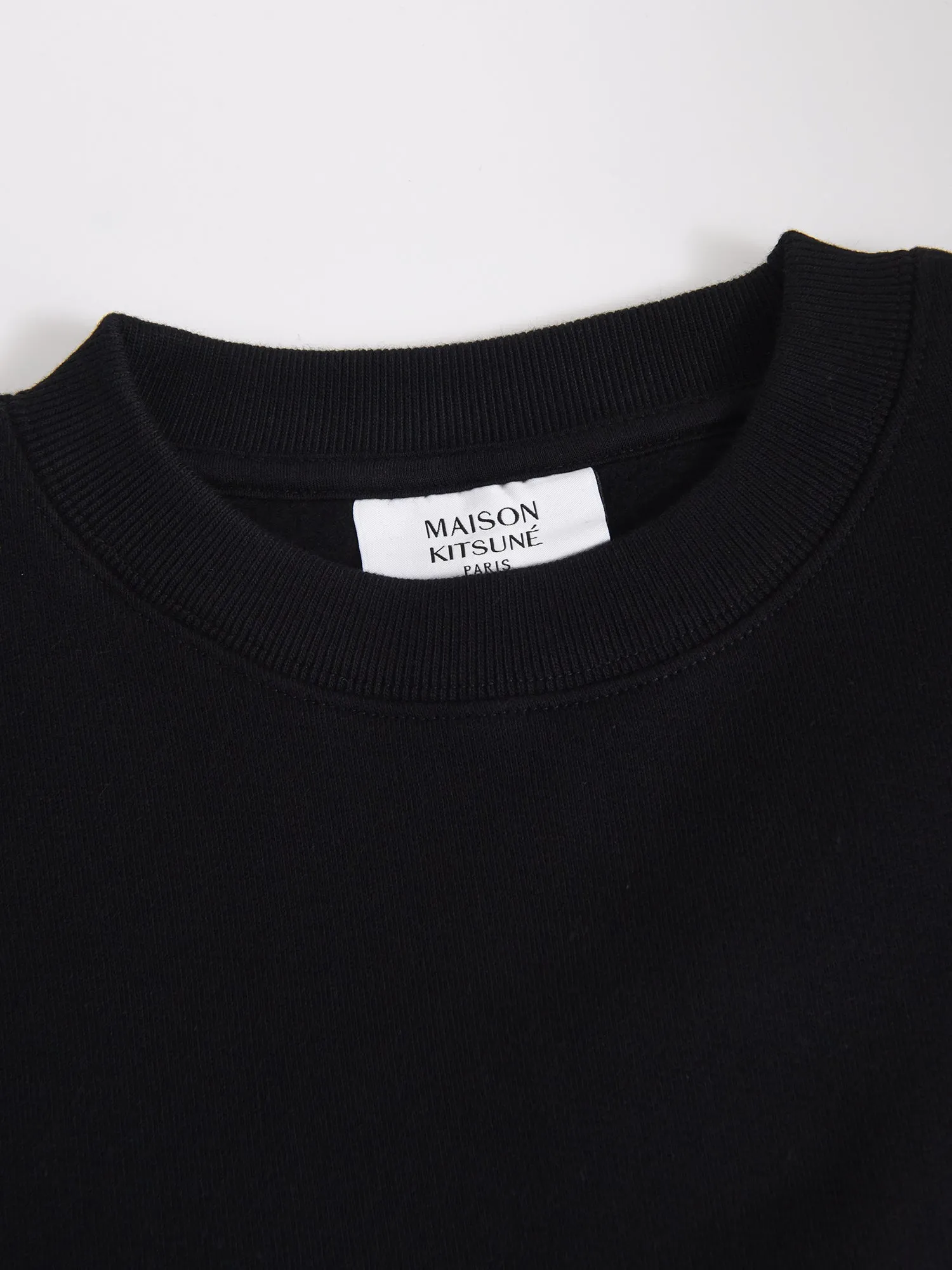 SPEEDY FOX PATCH COMFORT SWEATSHIRT_BLACK