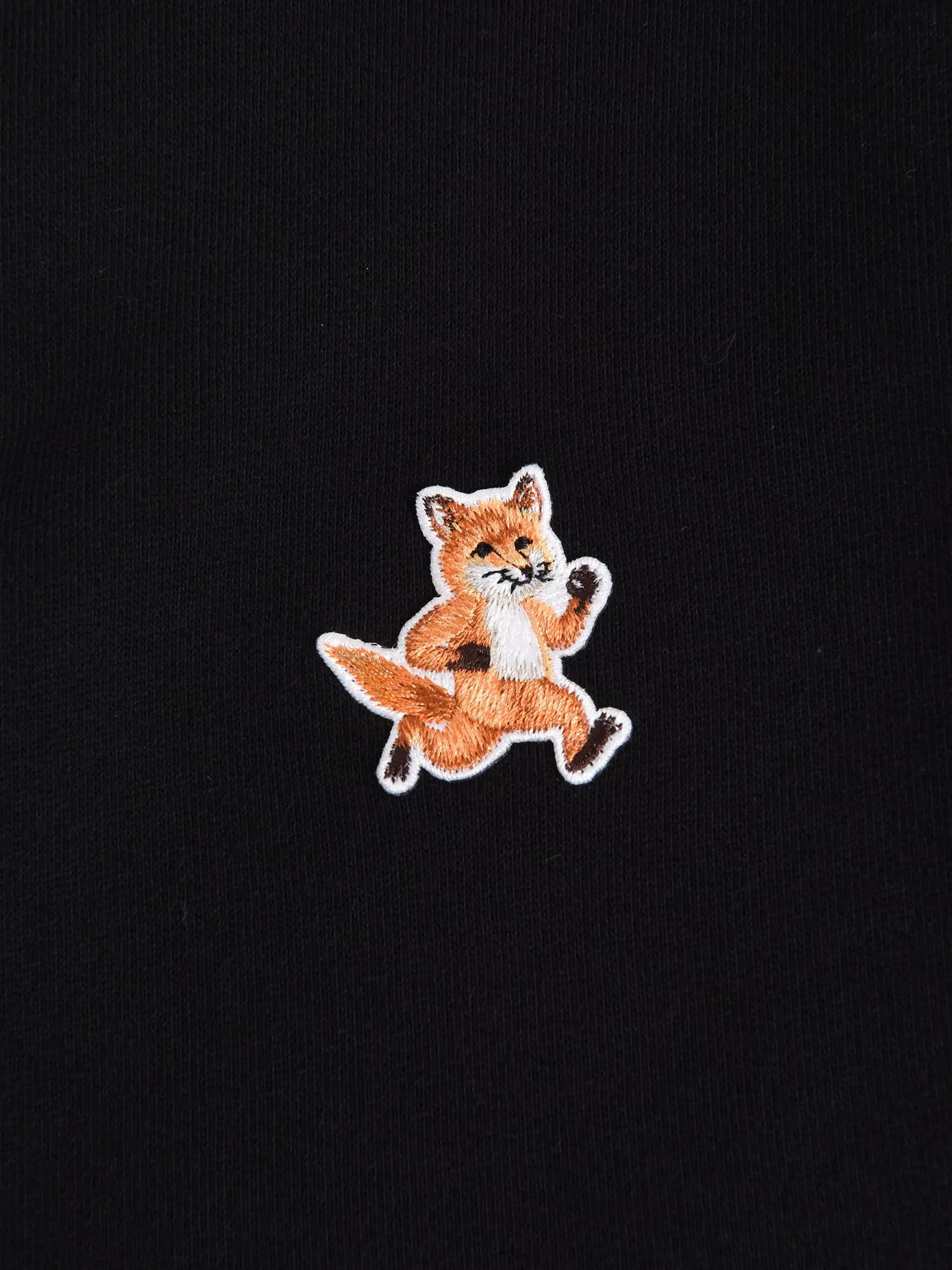 SPEEDY FOX PATCH COMFORT SWEATSHIRT_BLACK