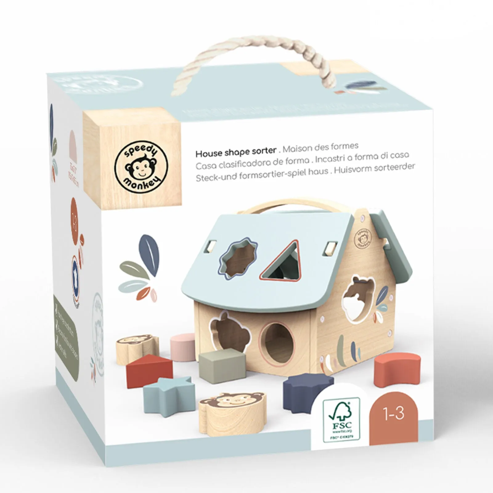 Speedy Monkey - House Shape Sorter